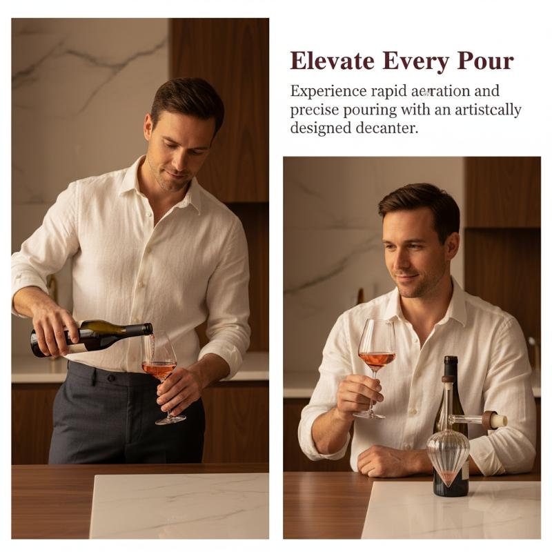 Wine Aerator Pour - Red Wine Aerator Transparent Bottle Pourer