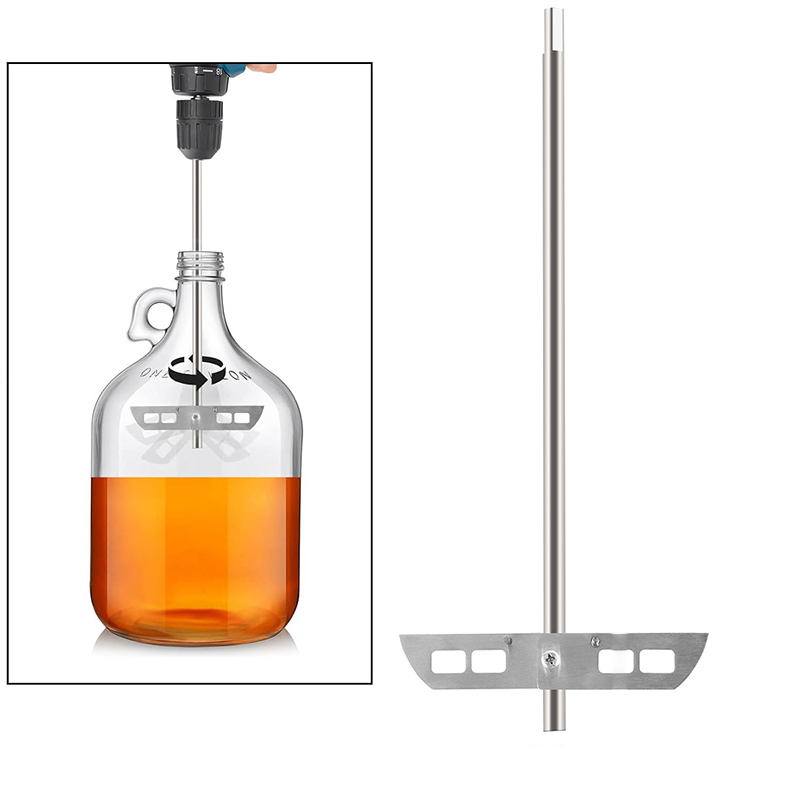Wine With Beer Mix - Stainless Steel Drill Stirrer, Mix-Stir Agitator