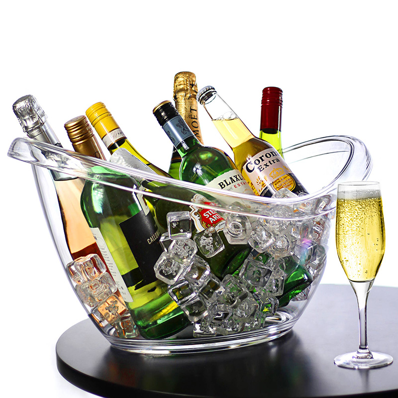 Wine With Beer Mix - Non-LED Boat Style Ice Bucket for