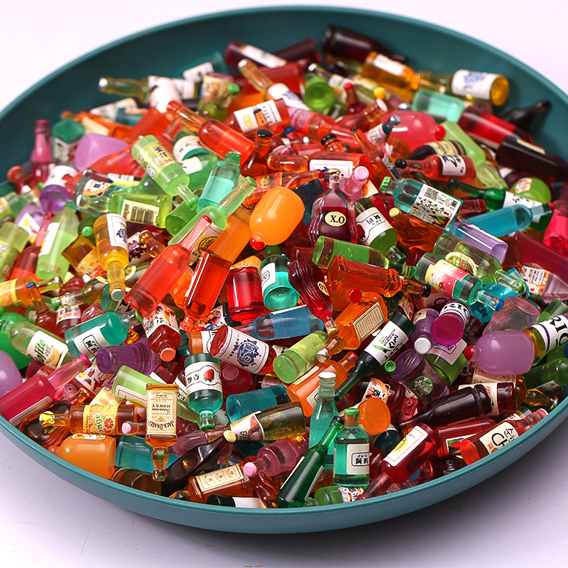 Wine With Beer Mix - 20Pcs Mixed Mini Resin Simulation Wine