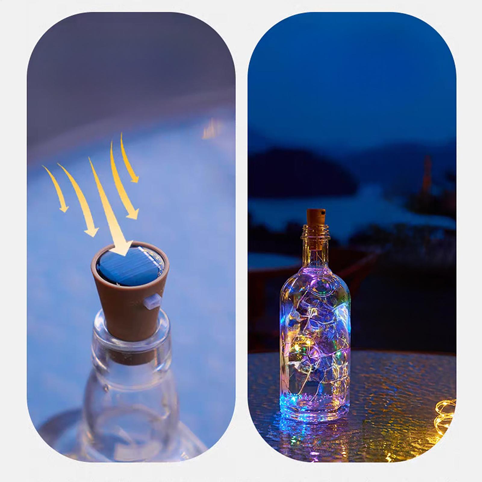 Wine & Beer Emporium - Solar Wine Bottle Lights 6 Pieces