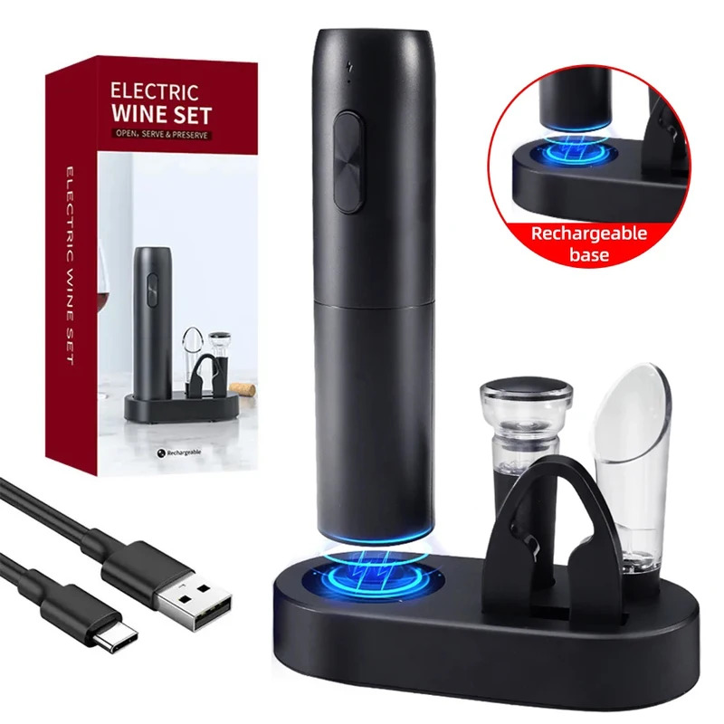 Wine Opener Electric - Electric Wine Bottle Opener Automatic Red