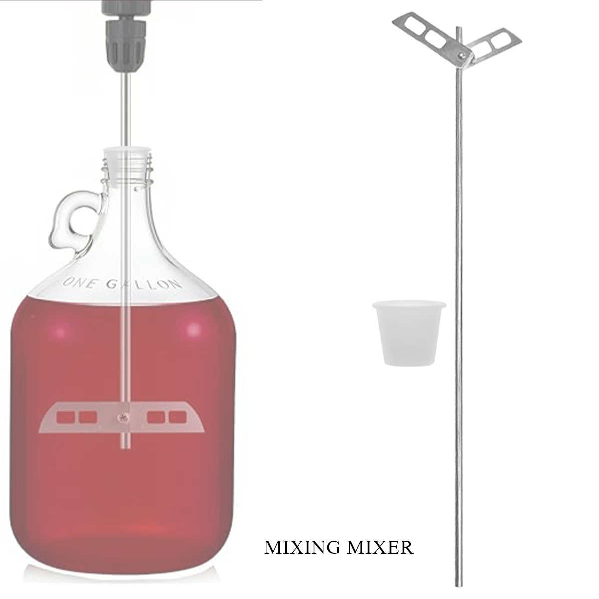 Beer Degassing Stirrer Paddle, - Wine With Beer Mix 评论和价格
