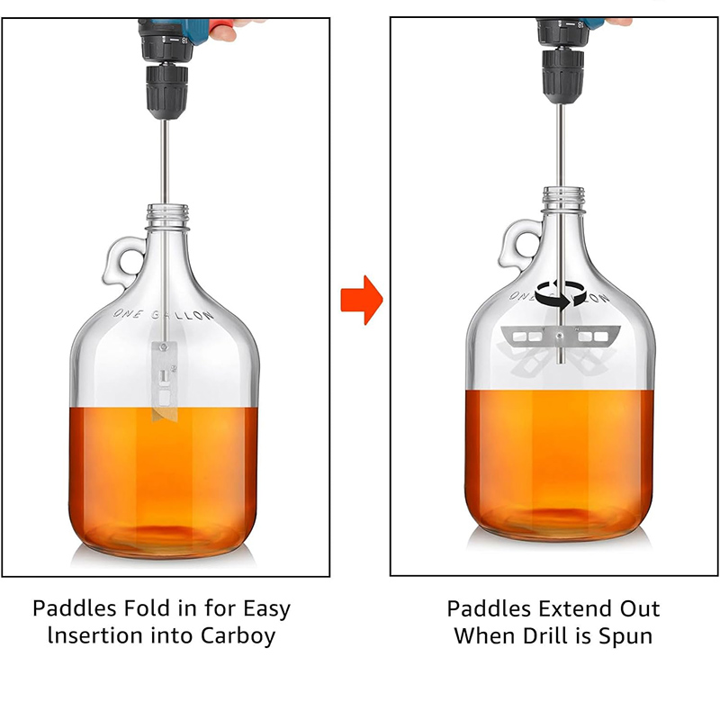 Stainless Steel Drill Stirrer, - Wine With Beer Mix 评论和价格
