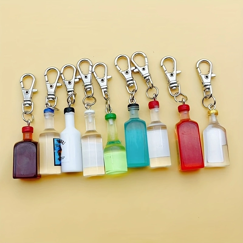 9pcs Resin Beer Bottle Keychai - Beer & Wine Jockey Plaza Shopping 评论和价格