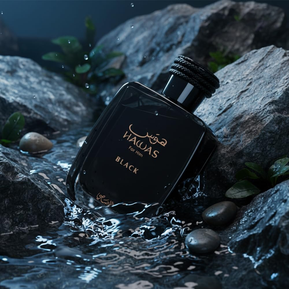 Hawas Black by Rasasi for Men  - Wine&Beer Help 评论和价格