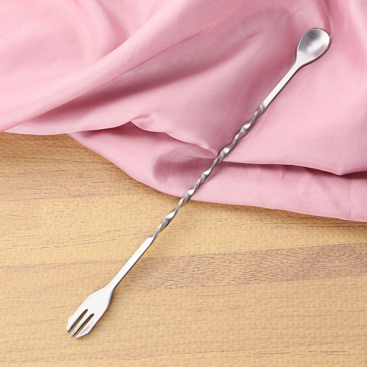 304 Stainless Steel Cocktail T - Bar Spoon Twisted 评论和价格