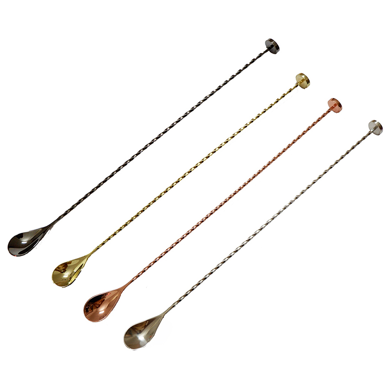 Free Shipping 40cm Stainless S - Bar Spoon Twisted 评论和价格