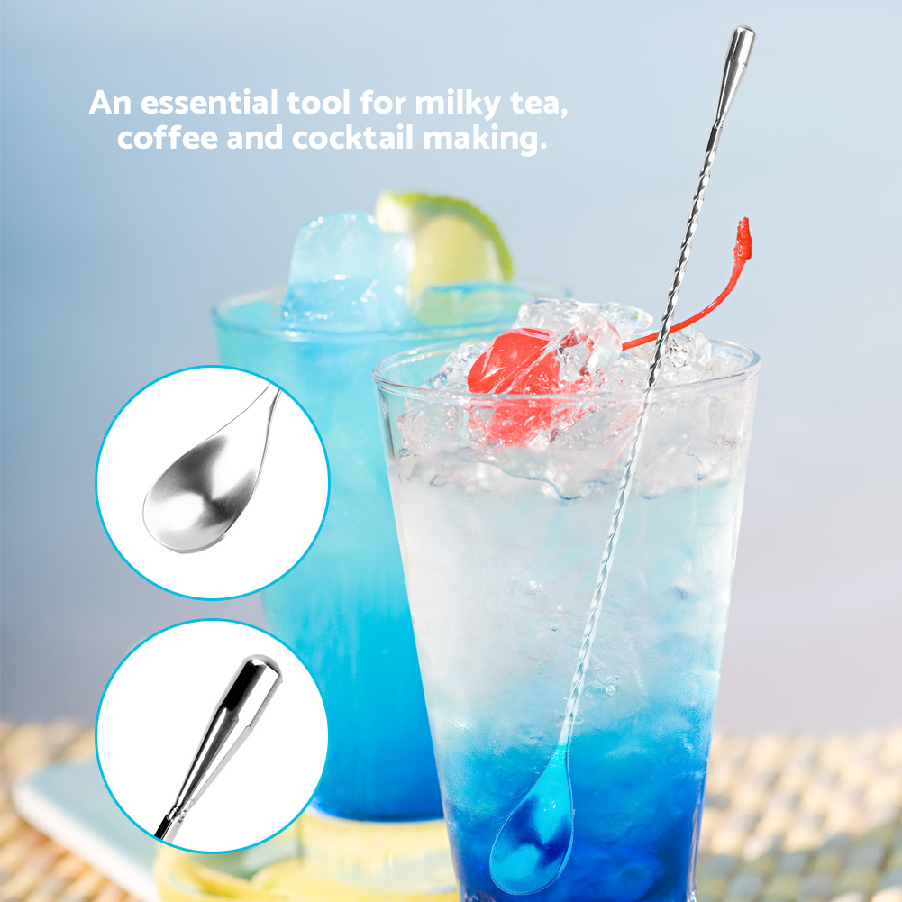 Stainless Steel Bar Wine Cockt - Bar Spoon Twisted 评论和价格