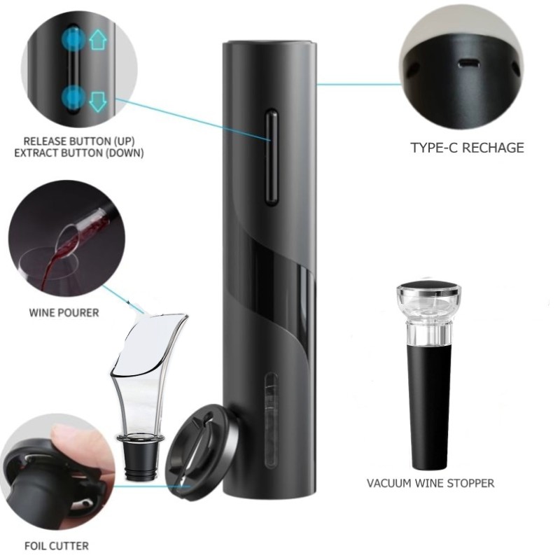 Rechargeable Multifunction Ele - Wine Beer Opener 评论和价格