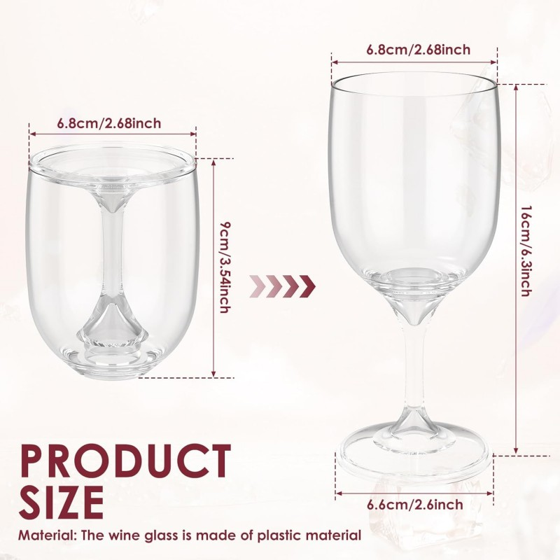 Folding Wine Glass Transparent - Wine & Beer Emporium 评论和价格