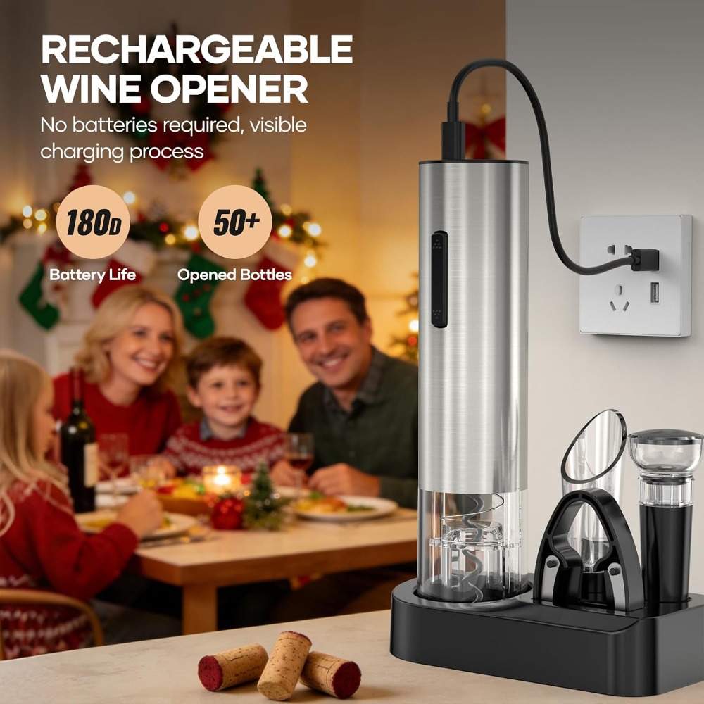 USB Electric Wine Opener,Recha - Wine Opener Electric 评论和价格