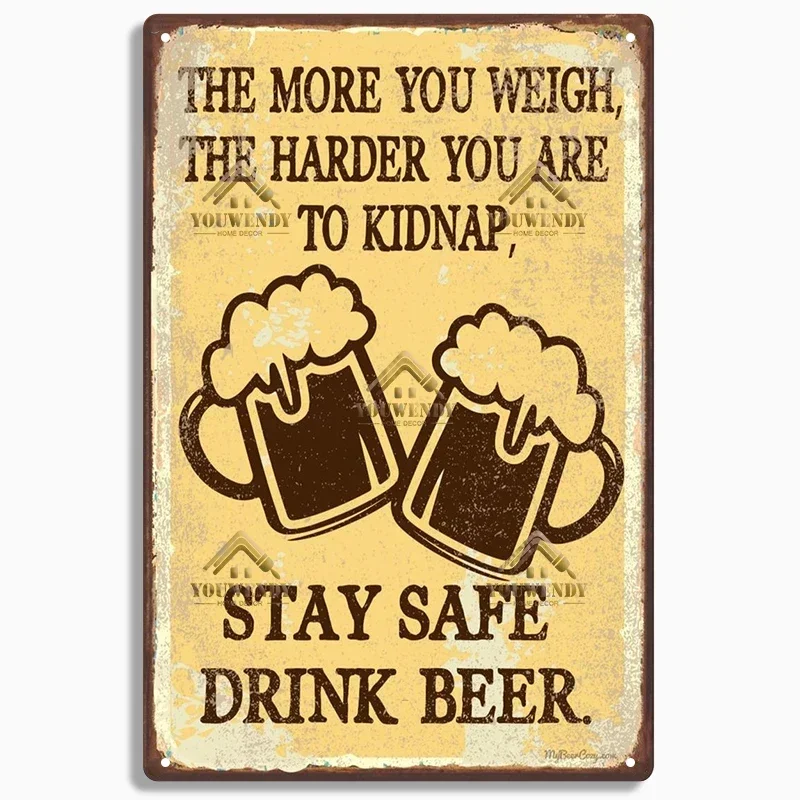Bar Pub Sign Decor Funny Quote - Beer And Wine Quote 评论和价格