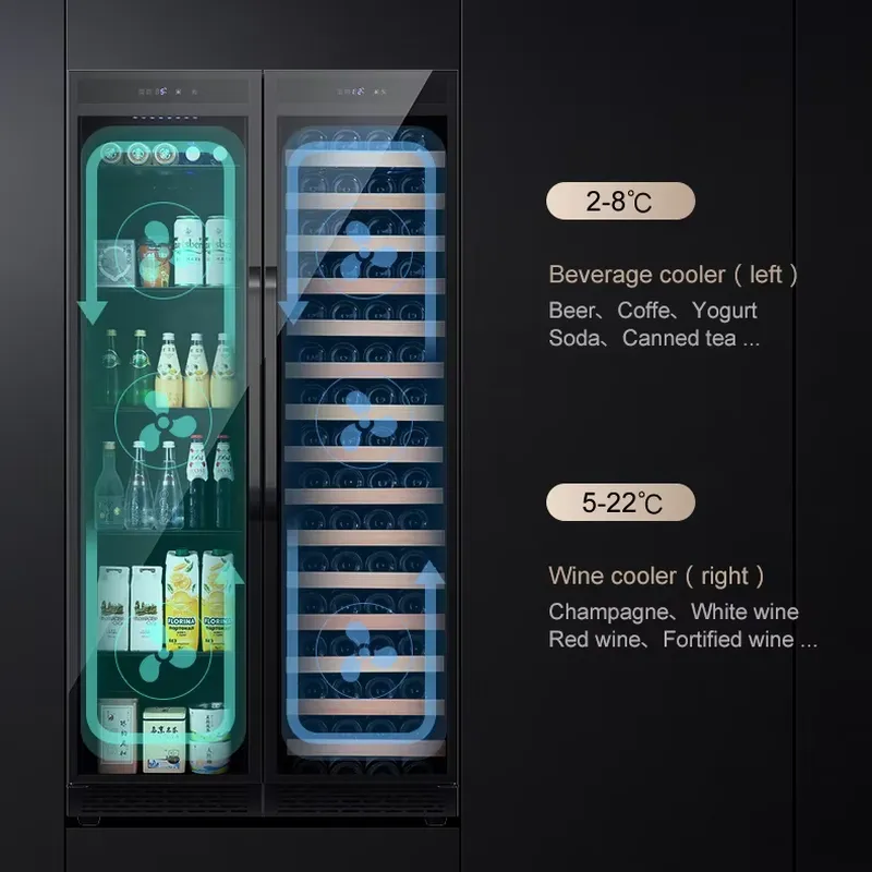Built In Beverage Fridge Doubl - Wine With Beer Mix 评论和价格