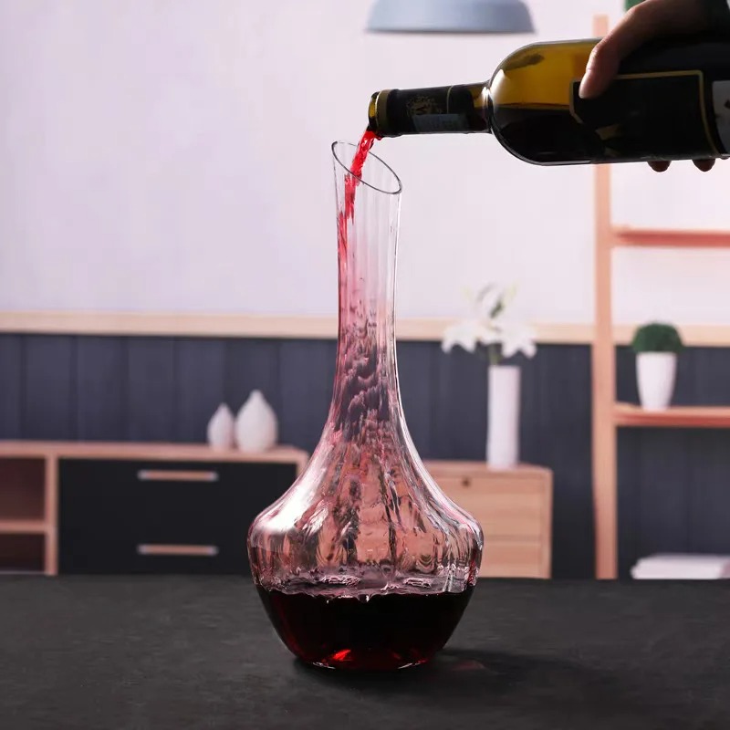 Elegant European Fluted Crysta - Wine Aerator Pour 评论和价格
