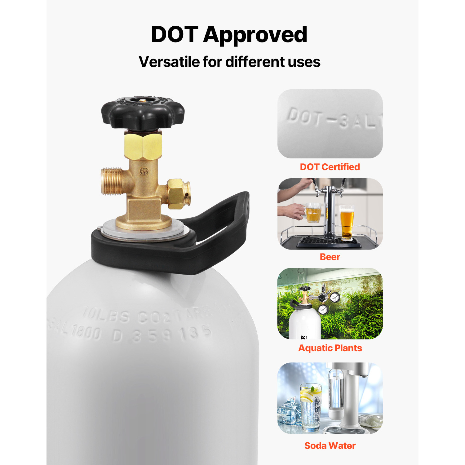 SucceBuy CO2 Tank 10 lbs New A - Beer & Wine Jockey Plaza Shopping 评论和价格