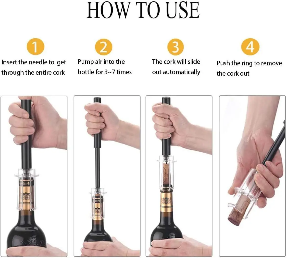 Air Pump Wine Bottle Opener Ai - Wine Beer Opener 评论和价格